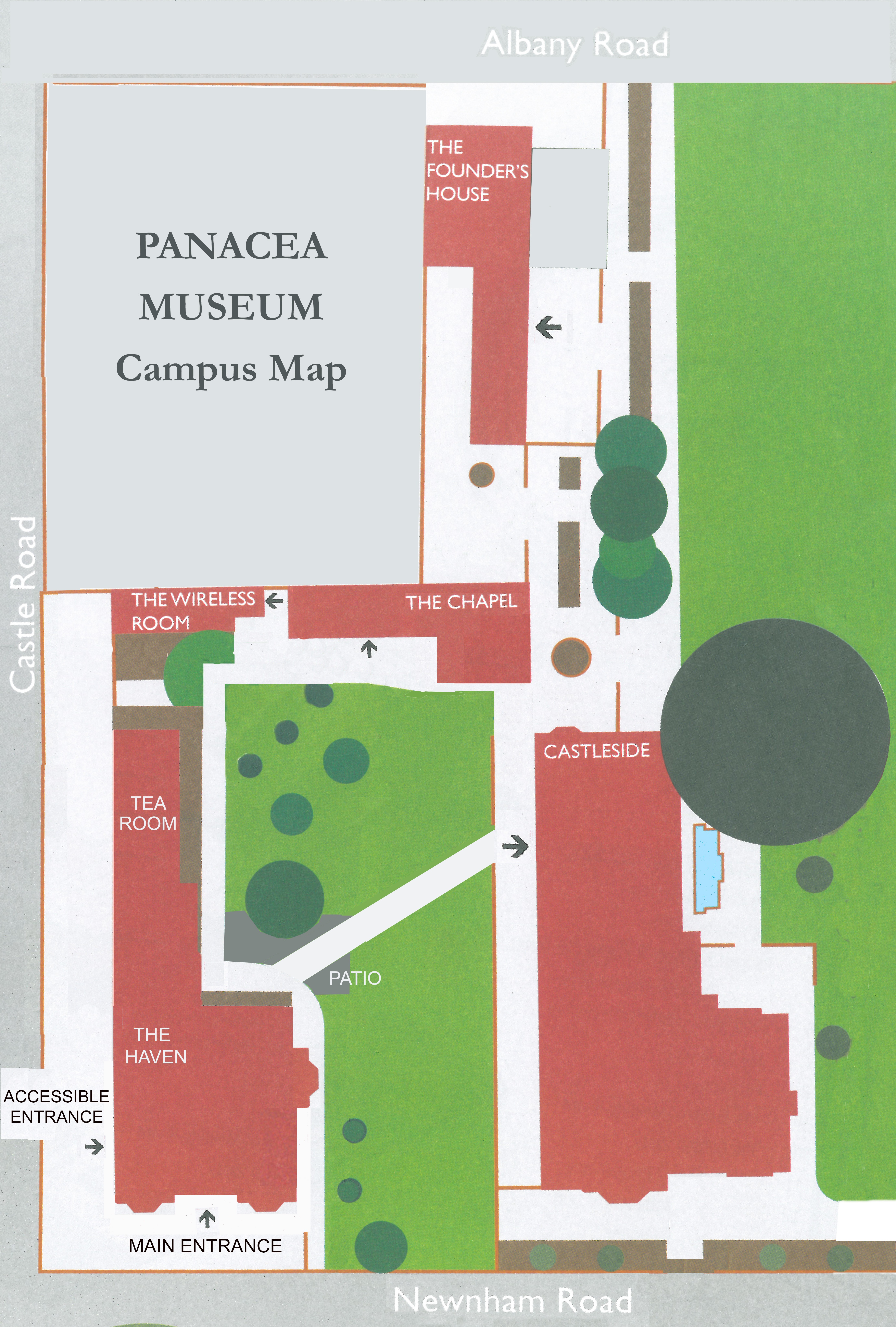 Panacea Museum map 2024