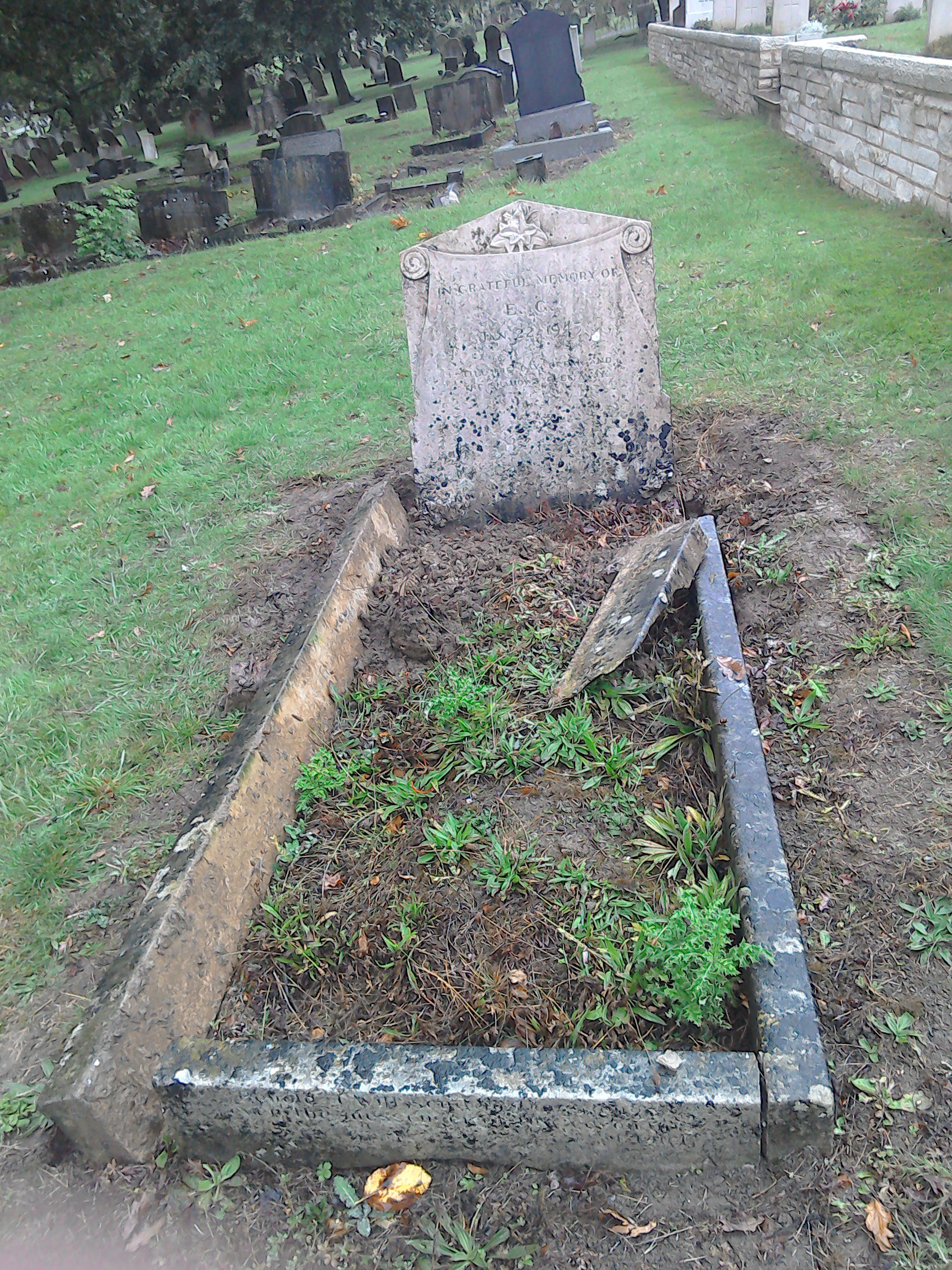 Emily Goodwin's grave