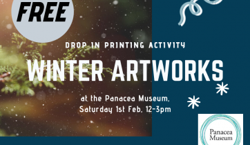 Winter Artworks on the Printing Press