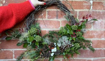 Christmas Crafts- wreath-making